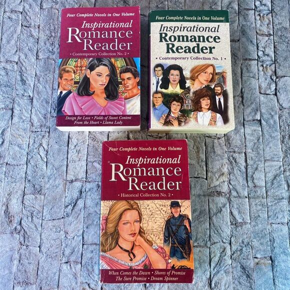 Inspirational Romance Reader Books Vintage 4-in-1 Collections - Picture 1 of 7